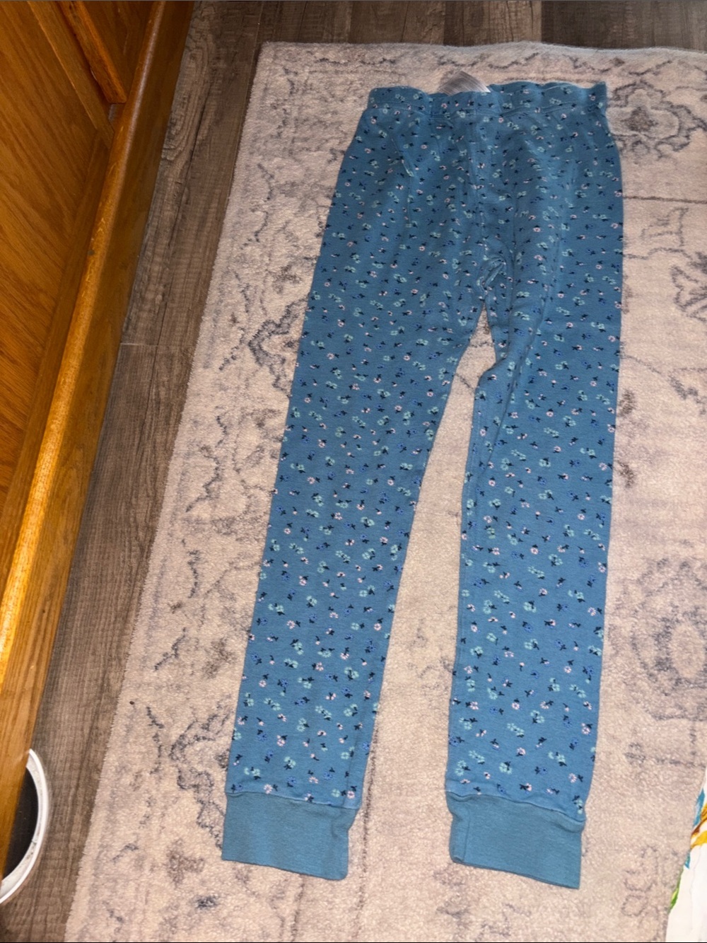 Carter's Blue Floral Kids Pajama Bottoms